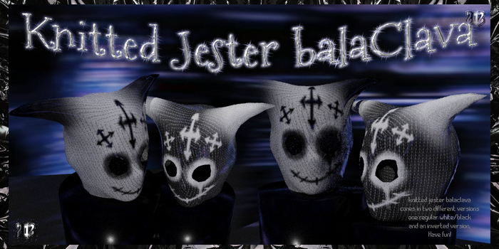 {DUALZZ} - Knitted Jester Balaclava"