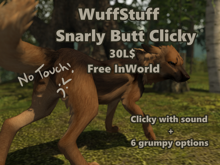 WuffStuff TWI Snarly Butt Clicky