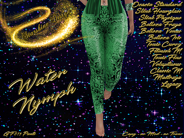 ~✯SD✯~ MARGARET PANTS [WATER NYMPH]