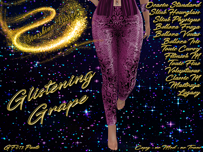 ~✯SD✯~ MARGARET PANTS [GLISTENING GRAPE]