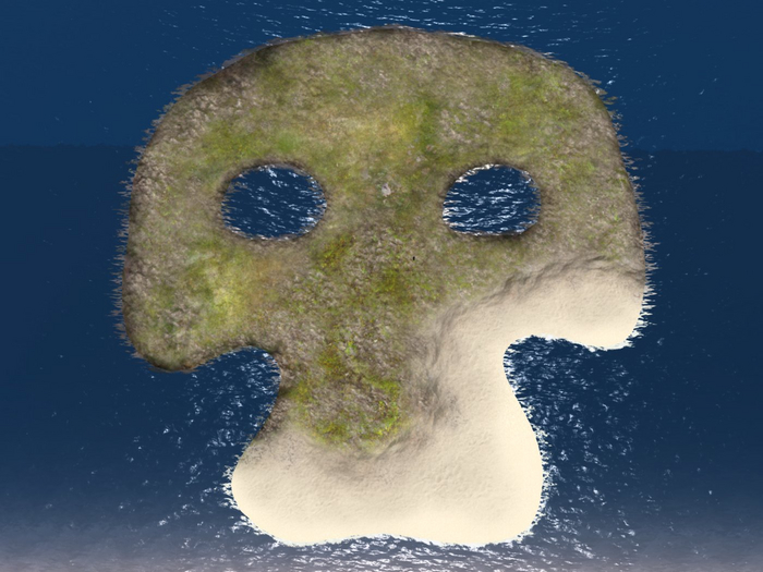 @ Pirate Island - 1/4 Sim - Full Perm