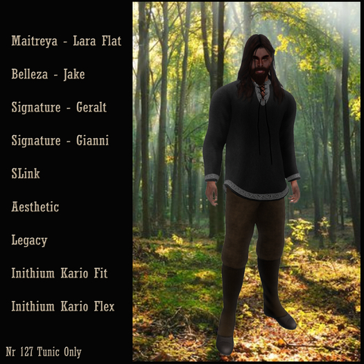 !!! Revna !!! 127 Black Tunic DEMO
