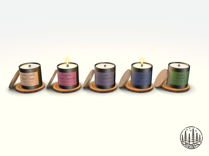 .spruce. balsa wick candles