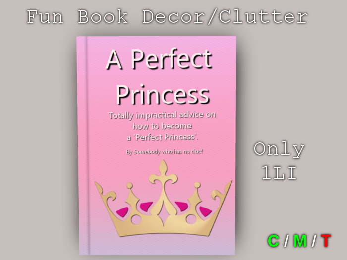 F.A.D Book Decor:  A Perfect Princess -1 LI