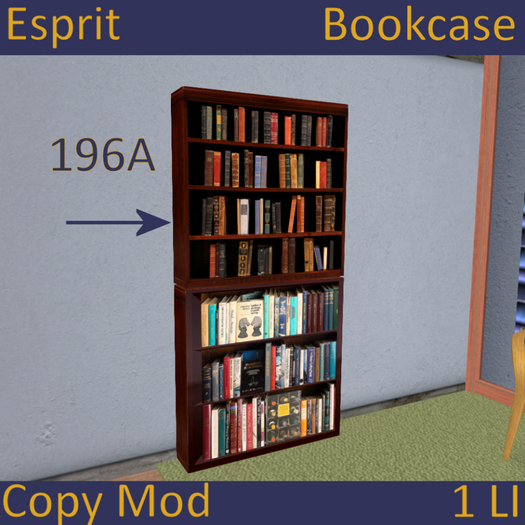 Esprit BK196A Bookcase (Set of two)