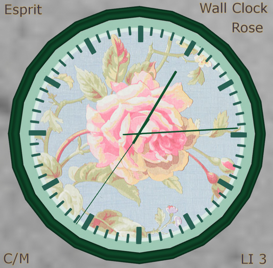 Esprit CC9 Wall Clock - Rose