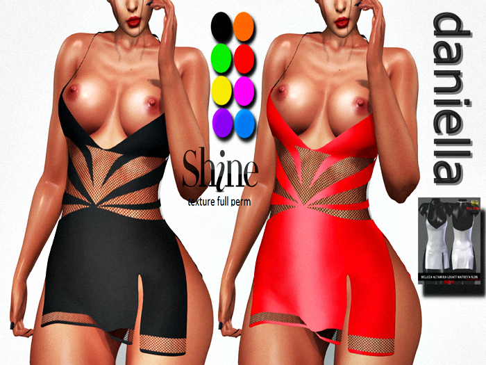 AJ   [SHINE FULL PERM] DRESS DANIELLA  _TEXTURE FULL PERM
