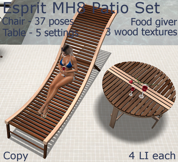 Esprit MH8 Patio Set