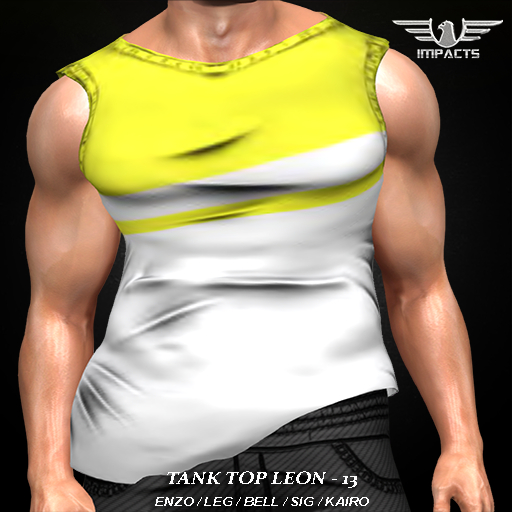 IMPACTS- TANK TOP LEON 13  ENZO/BEL/LEG/SIG/KARIO