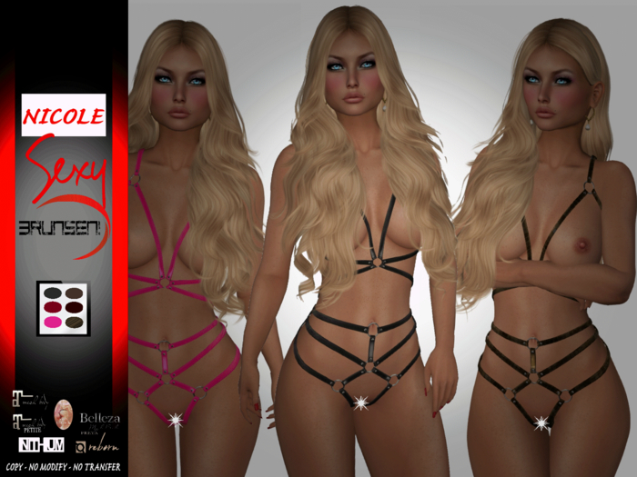 Brunsen Couture - Nicole Harness Leather FATPACK