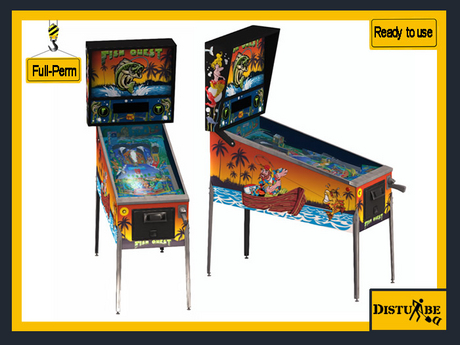 Second Life Marketplace - ::DisturbeD:: Dive Bar Arcade Pinball Machine ...
