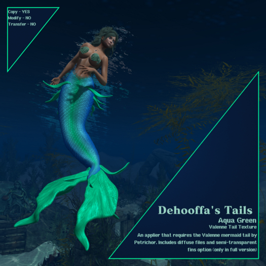 DT - Valenne ~ Aqua Green