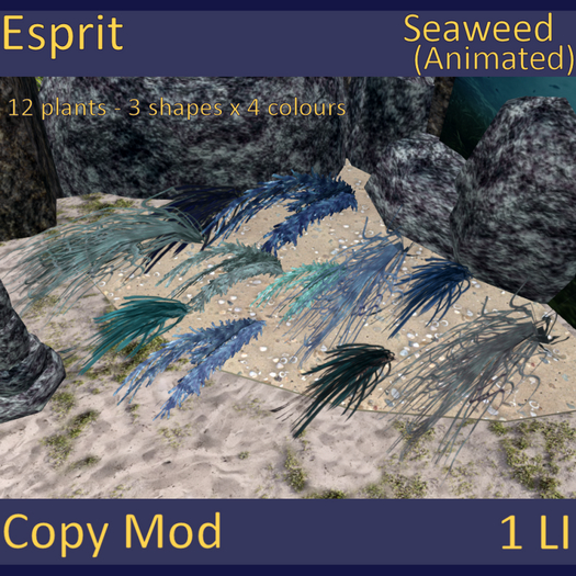 BOX - 12 animated Seaweed