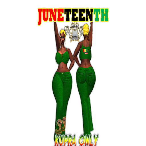 ~MM~ JUNETEENTH KUPRA SET GREEN