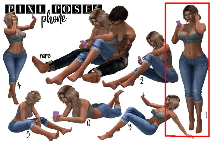 ! Pixl Poses  ! Phone Gacha RARE