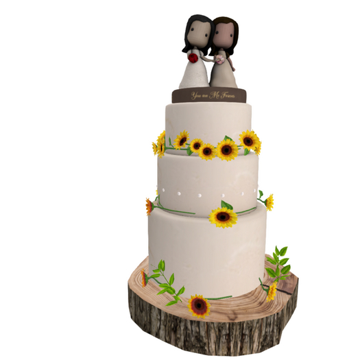 DFS Cake - Wedding - You and Me Forever - FF