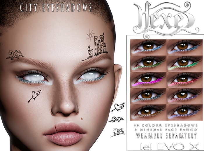 Hexed -City eyeshadows evox