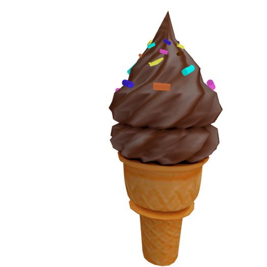 DFS Ice Cream Cone Chocolate