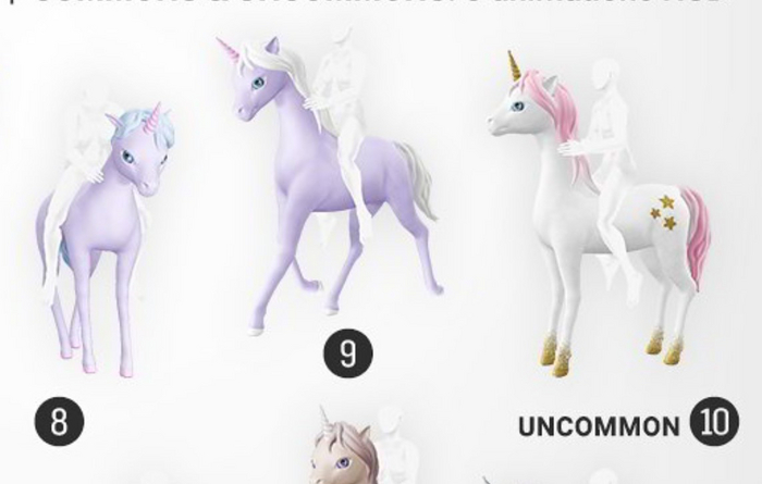SEmotion Libellune Rideable Unicorn Animesh #10 UNCOMMON