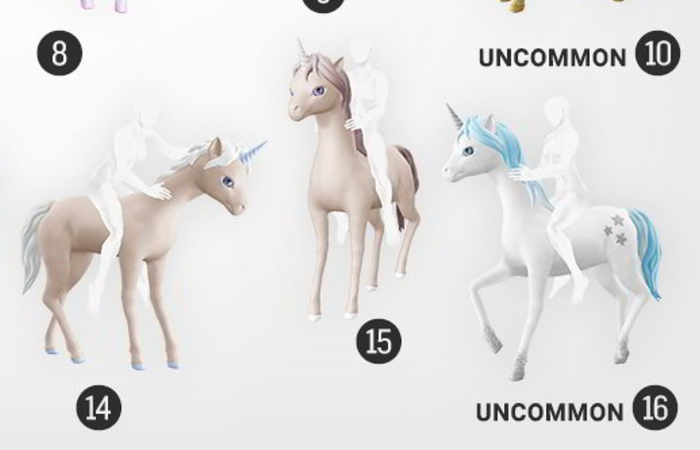 SEmotion Libellune Rideable Unicorn Animesh #14