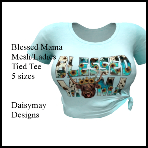 DMD- Tied Tee Blessed Mama Box