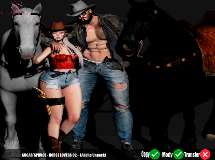 SUGAR*SPRUCE - HORSE LOVERS 02- (Add to Unpack)