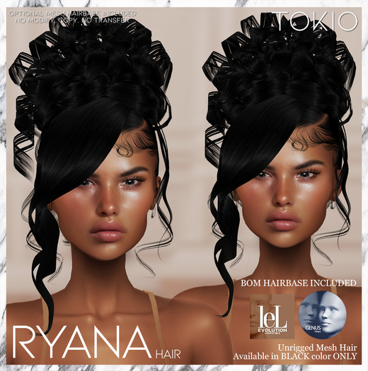 TOKIO Hair - RYANA Alpha Hair - Black