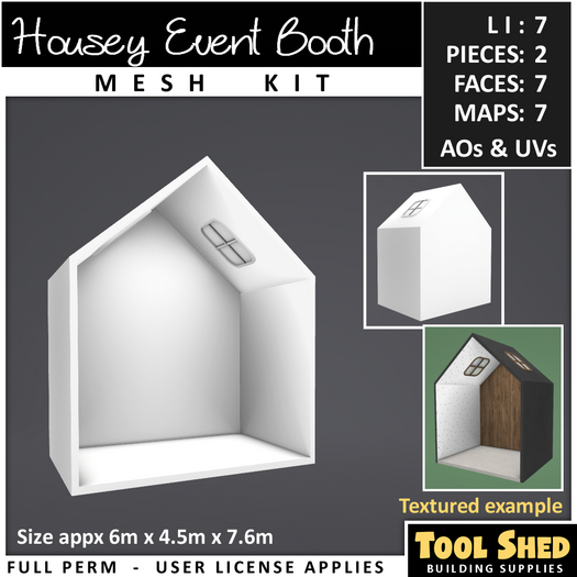 Tool Shed - Housey Event Booth Mesh Kit