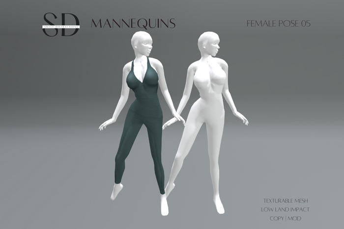 Mesh Female Mannequin 2.0 - Pose 05