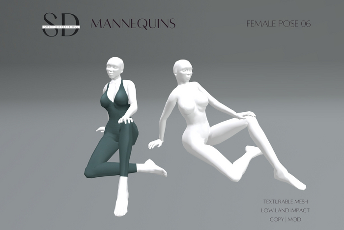 Mesh Female Mannequin 2.0 - Pose 06
