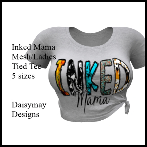DMD-Ladies Tied Tee-Inked Mama Box