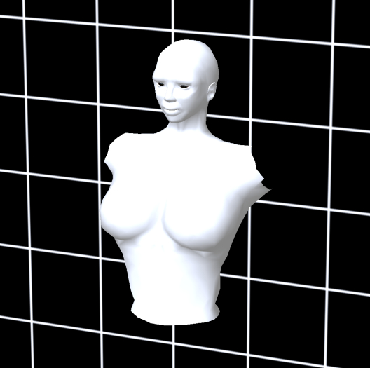 no arms, no lower body - alpha layer