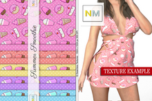 Summer Smoothie Matchup Kit 10 Seamless Kawaii Textures NM