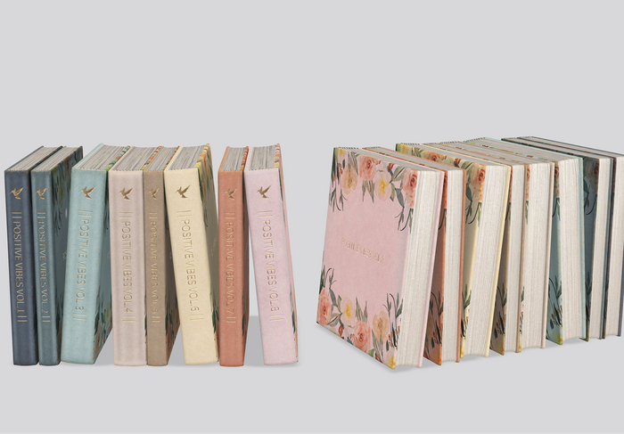 Dahlia - Raine - Positive Vibes Book Stack