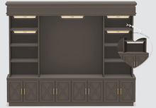 Dahlia - Raine - Wall Unit - entertainment wall - Chocolate 