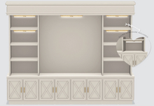 Dahlia - Raine - Wall Unit - entertainment wall - Cream 