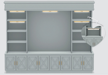 Dahlia - Raine - Wall Unit - entertainment wall - Powder 
