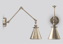 Dahlia - Raine - Swing Arm Light Sconce - Silver