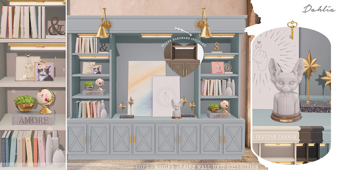 Dahlia - Raine - Wall Unit Full Collection 