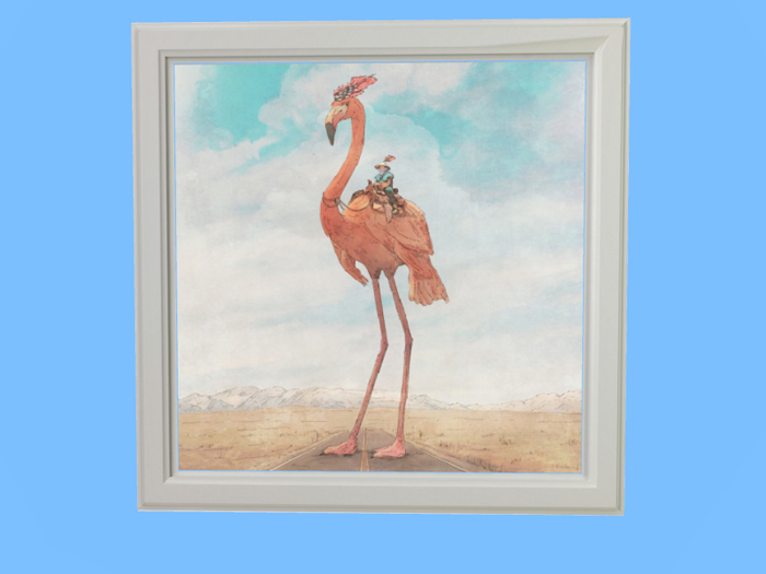 Fantasy Art-Flamingo Rider