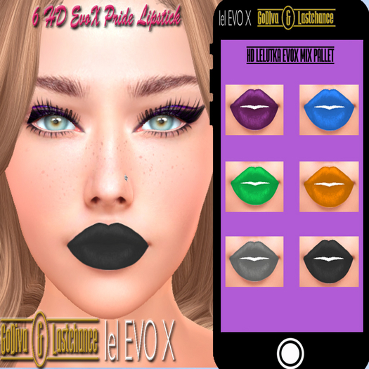 G&L EVOX MIXED PALLET LIPSTICK