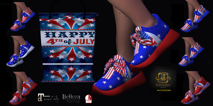 *INT**Patriotic sneakers--4th of July