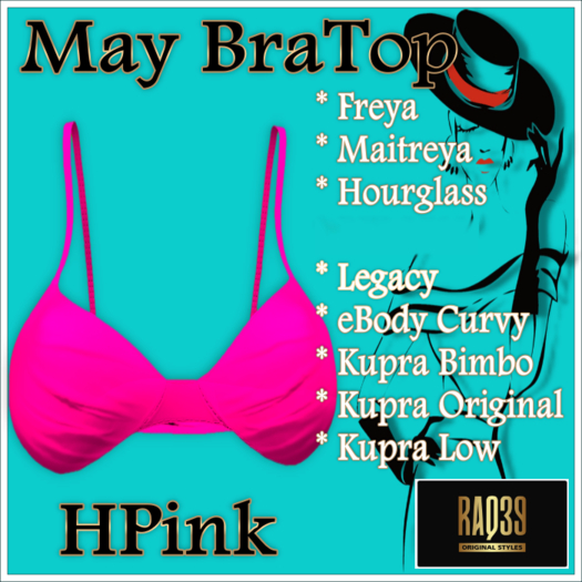[R39] May BraTop-HPink