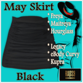 [R39] May Skirt-Black