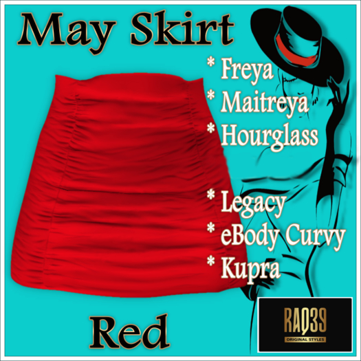[R39] May Skirt-Red