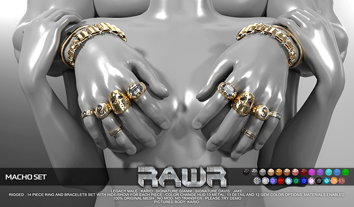 RAWR! Macho Set (add me)
