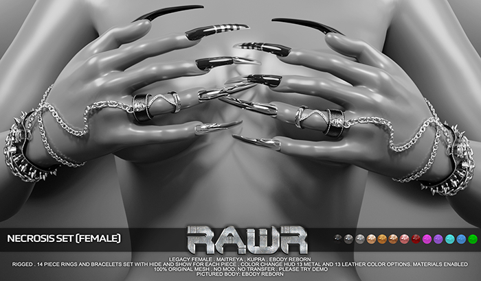 RAWR! Necrosis Set FEMALE  (add me)
