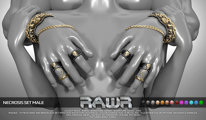 RAWR! Necrosis Set MALE  (add me)