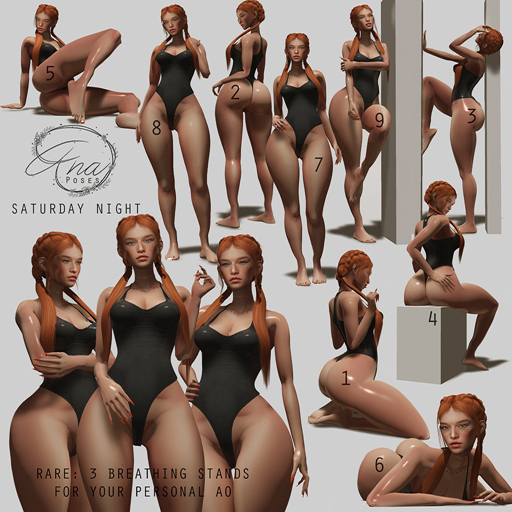 Ana Poses - Saturday Night RARE