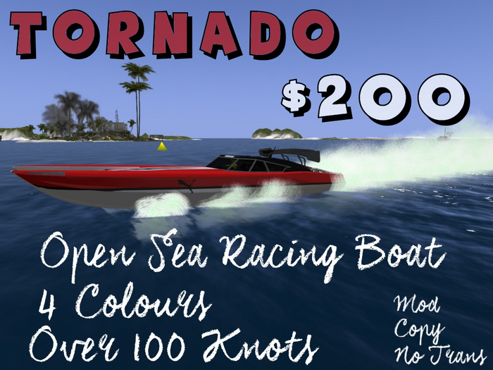 Tornado Open Ocean Racer - Crated Boat